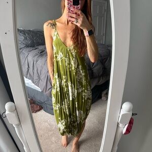 Boho harem romper